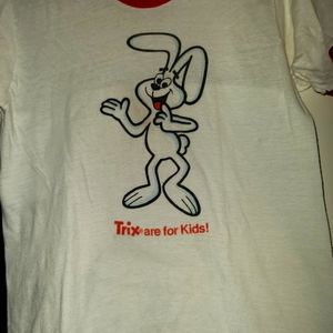 Vintage Trix cereal Rabbit ringer t-shirt